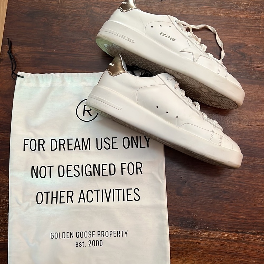 Golden Goose Pure Gold- Size 10